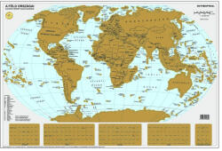 Stiefel Világtérkép STIEFEL kaparós felülettel A/1 (03_00170)
