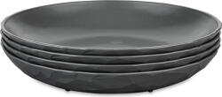 Koziol Farfurii adânci Club Nature 22 cm culoare grafit 4 buc (8639701)