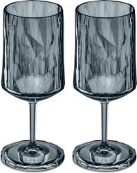 Koziol Pahare de vin Club No. 4, gri închis, 2 buc (4401540) Pahar