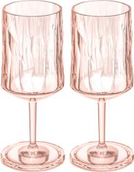 Koziol Pahare de vin Club No. 4, roz cuart, 2 buc (4401654) Pahar