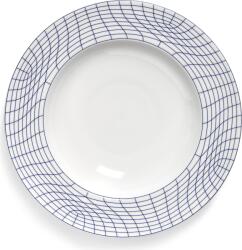 Serax Set 2 farfurii adânci Nido 01, 28 cm, alb-albastru (B9225051-026)