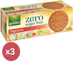 gullón Digestive ZERO korpás keksz 3X400 g