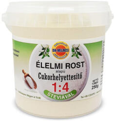 Dia-Wellness Élelmi rost alapú cukorhelyettesítő 1: 4 steviával 250 g - naturreform