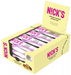 N!CK'S Almond caramel proteinszelet kínáló 12X50 g - naturreform