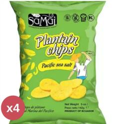 SAMAI Plantain chips tengeri sós 4X142 g