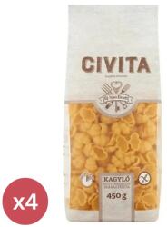 CIVITA Kukorica száraztészta kagyló 4X450 g - naturreform