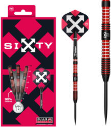 BULL'S Darts Dart szett Bull's Sixty S1, steel, 25g, 90% gravírozott