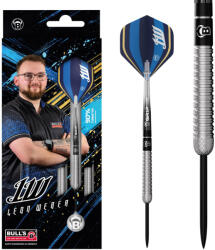 BULL'S Darts Dart szett Bull's Leon Weber, steel, 23g, 90%