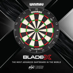 Winmau darts tábla sisal Winmau Blade X - Official PDC Dartboard (penge térrács)