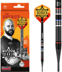 BULL'S Darts Dart szett Bull's Cor Dekker, soft, 20g, 90% gravírozott