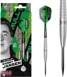 BULL'S Darts Dart szett Bull's Danny Jansen G2, steel, 26g, 90% gravírozott