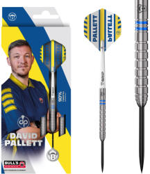 BULL'S Darts Dart szett Bull's David Pallett, steel, 22g, 90% gravírozott