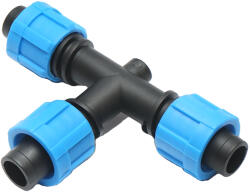 Breckner Teu egal conector banda picurare 17x17x17mm pentru sisteme de irigatii (BK78366)