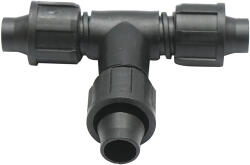 Breckner Teu egal conector banda picurare 17x17x17mm pentru sisteme de irigatii (BK88787)