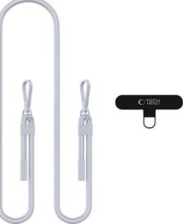 Tech-protect C5SE zsinóros crossbody pánt acélszürke (5906302336036)