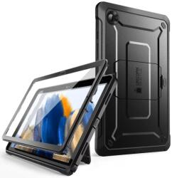 SUPCASE Unicorn Beetle Pro Galaxy Tab A8 10.5 2021-hez, fekete tok