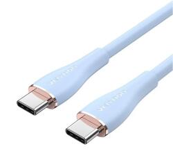 Vention USB-C 2.0/M -> 2*USB-C/M, (5A, szilikon, kék), 1, 5m, kábel