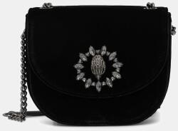 Kurt Geiger London bársony kézitáska Chelsea - fekete Univerzális méret