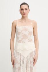 Bardot felső - bézs M - answear - 40 990 Ft