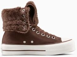 Converse sportcipő Chuck Taylor All Star Star Fold Over Lift - barna Női 40