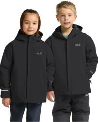 Jack Wolfskin rövid kabát FLOWLINE SKI JKT KIDS - fekete 128