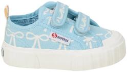 Tinycottons gyerek sportcipő BOWS SNEAKERS X SUPERGA - kék 22