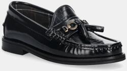 Barbour bőr mokaszin Jen - fekete Női 37