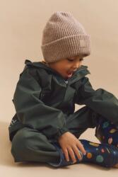 Liewood baba pamut kabát Emilio Beanie - bézs 1-2 éves