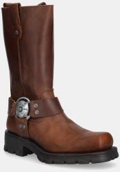 New Rock bőr csizma Alaska Cuero, Motorcycle Marron - barna Női 38