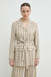 Max&Co MAX&Co. blézer vászonkeverékből - bézs 38