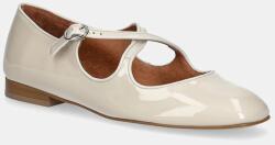 Jonak bőr balerina cipő DUCKY - bézs Női 37