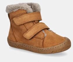 Froddo gyerek télicipő velúrból MINNI SUEDE - sárga 25