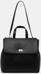 ANSWEAR bőr hátizsák - fekete Univerzális méret - answear - 37 990 Ft