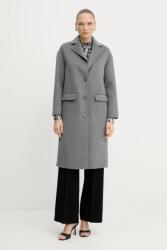 Silvian Heach gyapjú kabát PARASCHIV - szürke 36