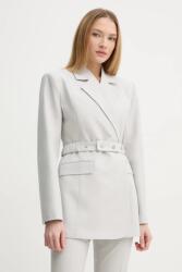 Gestuz blézer gyapjú keverékből - szürke 38