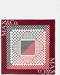 Max&Co MAX&Co. selyem kendő MCABATTISTA - piros Univerzális méret