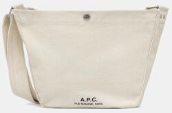 APC A. P. C. kézitáska besace journal small - bézs Univerzális méret