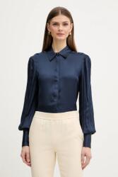 Fracomina selyem keverék póló - sötétkék S