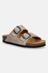 Scholl papucs velúrból JOSEPHINE - bézs Női 39 - answear - 35 990 Ft