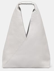 MM6 Maison Margiela bőr táska - szürke Univerzális méret