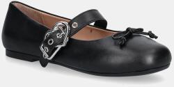 Love Moschino bőr balerina cipő - fekete Női 41 - answear - 48 990 Ft