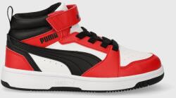 PUMA gyerek sportcipő Rebound V6 Mid AC+ PS - piros 27.5