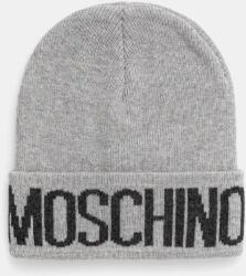 Moschino sapka női gyapjú hozzáadásával - szürke Univerzális méret - answear - 29 990 Ft