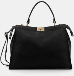 ANSWEAR bőr táska - fekete Univerzális méret - answear - 31 990 Ft