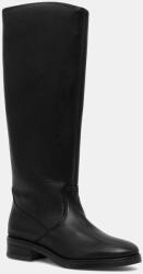 Steve Madden bőr csizma Vlora - fekete Női 38