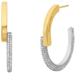 Michael Kors aranyozott ezüst fülbevaló - többszínű Univerzális méret