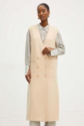 Patrizia Pepe gyapjú mellény - bézs 34