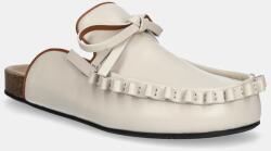 JW Anderson bőr papucs - bézs Női 38 - answear - 179 990 Ft