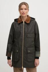 Barbour rövid kabát Highclere Wax Jacket - zöld 44