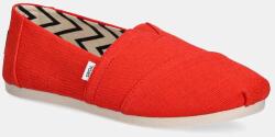 Toms espadrilles HERITAGE CANVAS - piros Női 36